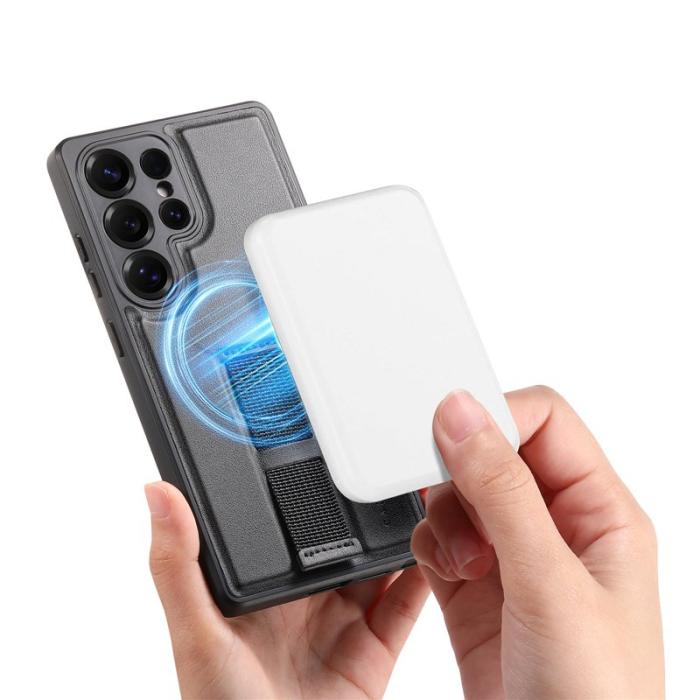 CASENEO - CASENEO Samsung Galaxy S25 Ultra Fodral - PU Läder - Svart