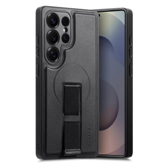 CASENEO - CASENEO Samsung Galaxy S25 Ultra Fodral - PU Läder - Svart