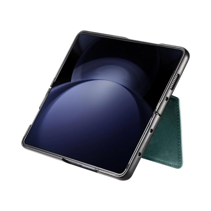 CASENEO - CASENEO Samsung Galaxy Z Fold6 Fodral Äkta läder - Grön