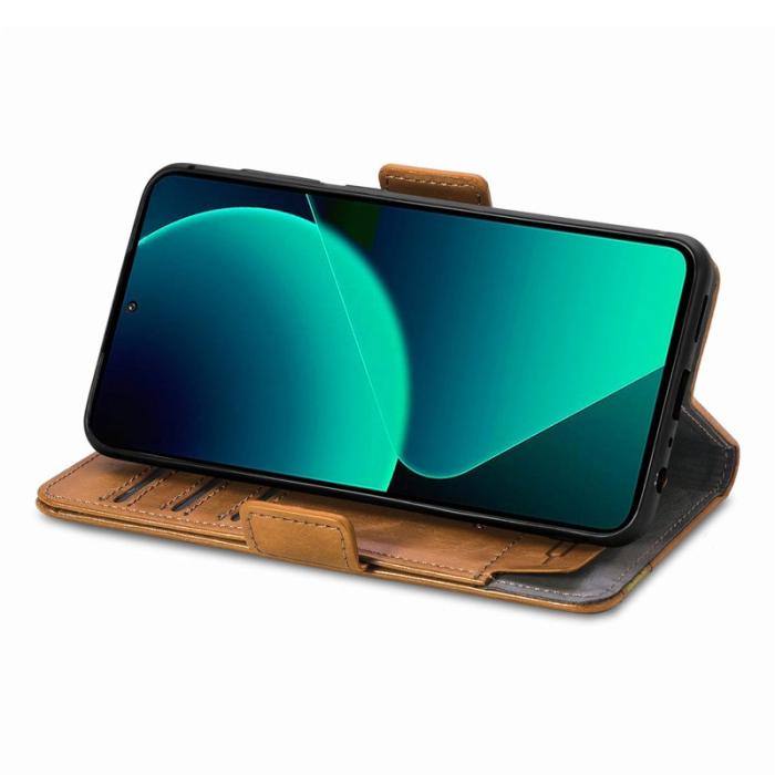 CASENEO - CASENEO Xiaomi 13T / 13T Pro / Redmi K60 Ultra Skal - PU Läder - Ljusbrun