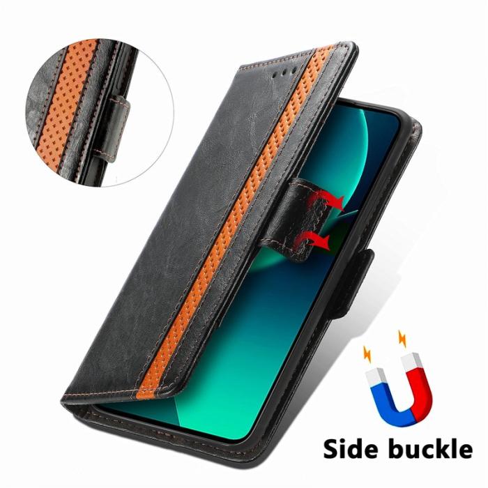 CASENEO - CASENEO Xiaomi 13T / 13T Pro Skal Äkta läder - Svart