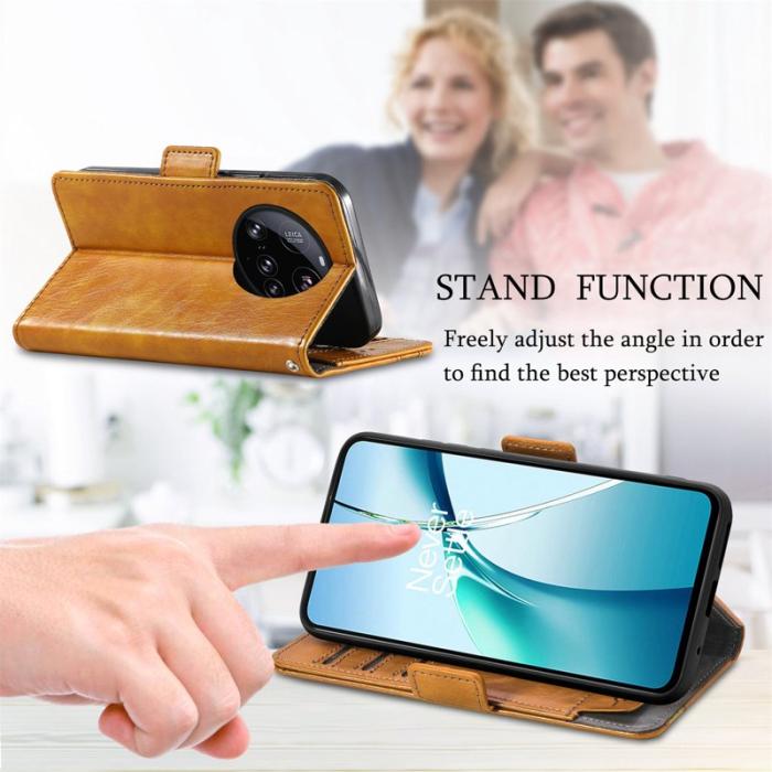 CASENEO - CASENEO Xiaomi 15 Ultra Mobilskal KonstLäder - Khaki med RFID-blockering