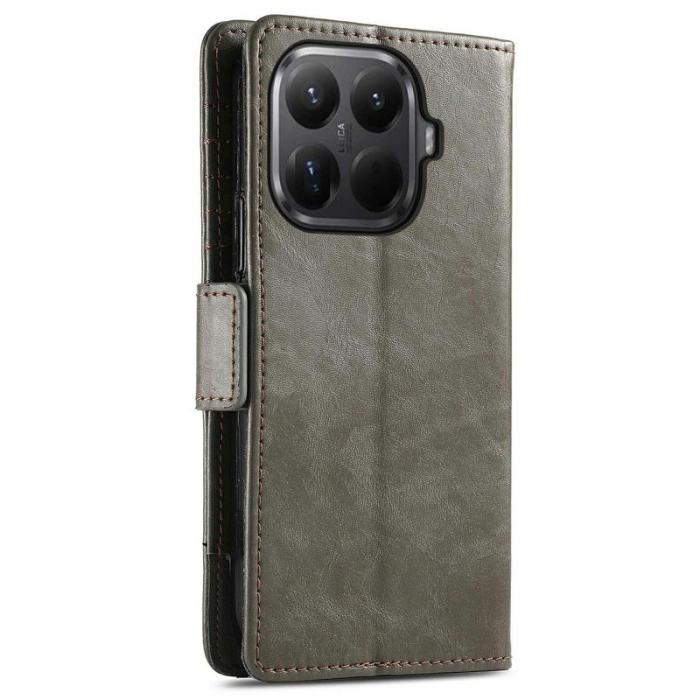 CASENEO - CASENEO Xiaomi 15T Pro Mobilskal KonstLäder - Grå