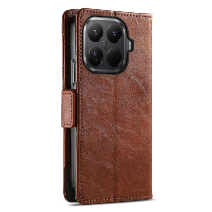 CASENEO - CASENEO Xiaomi 15T Pro Mobilskal KonstLäder - Brun