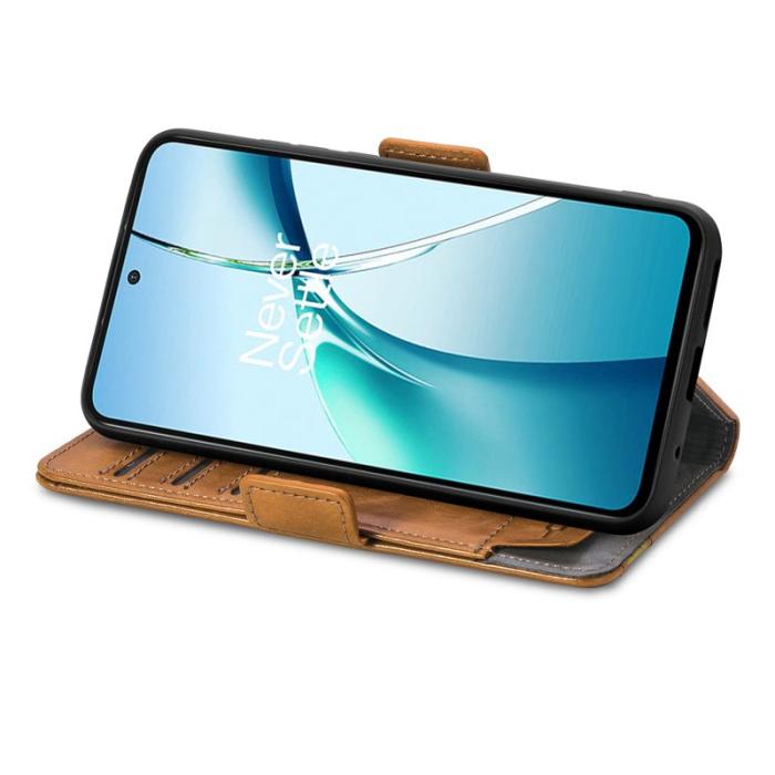 CASENEO - CASENEO Xiaomi 17 Pro Plånboksfodral Konstläder - RFID Blockering - Ljusbrun