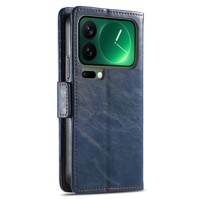 CASENEO - CASENEO Xiaomi 17 Pro Max Skal PU Läder - Mörkblå