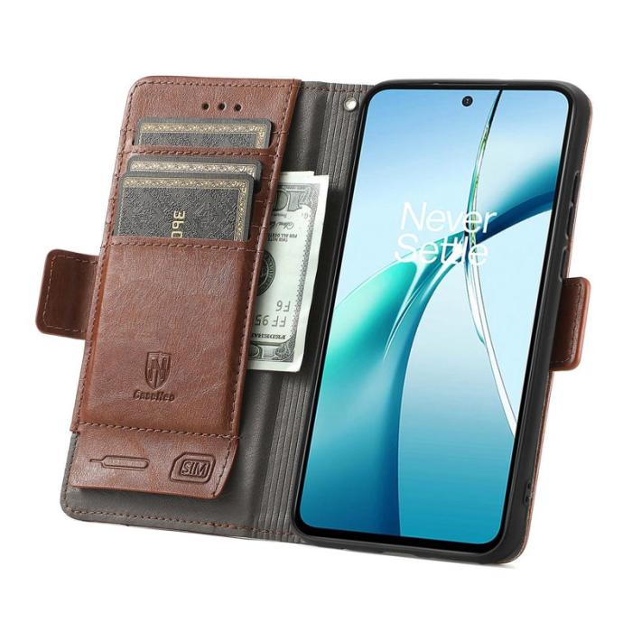 CASENEO - CASENEO Xiaomi 17 Pro Max Skal PU Läder - Mörkbrun