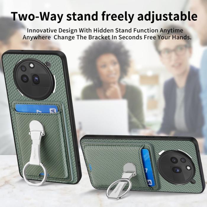 CASENEO - D.G Ming For Nothing Phone (3a) Fodral Äkta läder - Grön