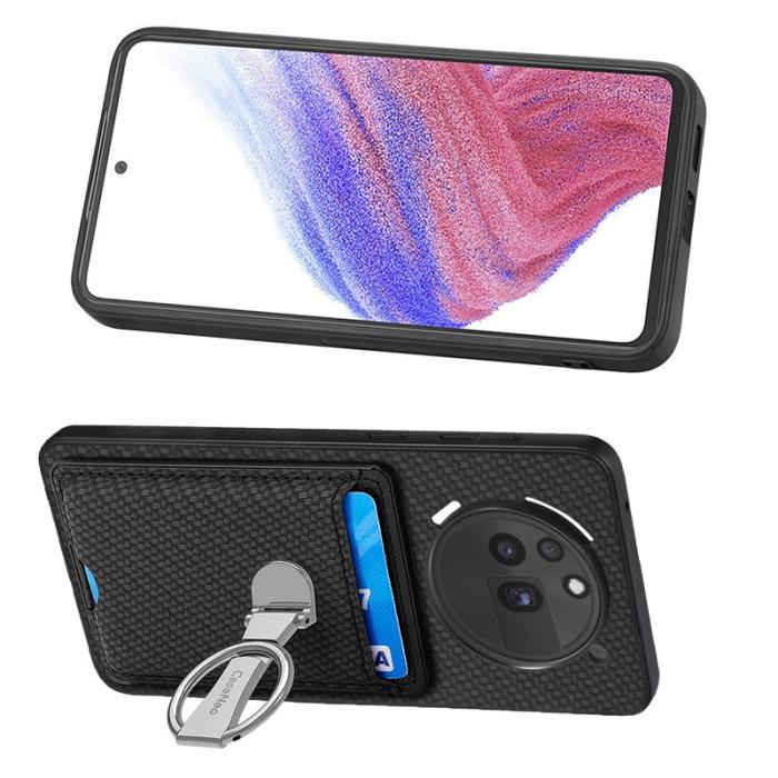 CASENEO - D.G Ming For Nothing Phone (3a) Pro Skal Äkta läder - Svart