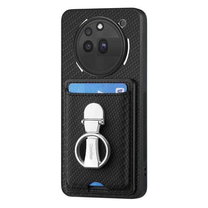 CASENEO - D.G Ming For Nothing Phone (3a) Pro Skal Äkta läder - Svart