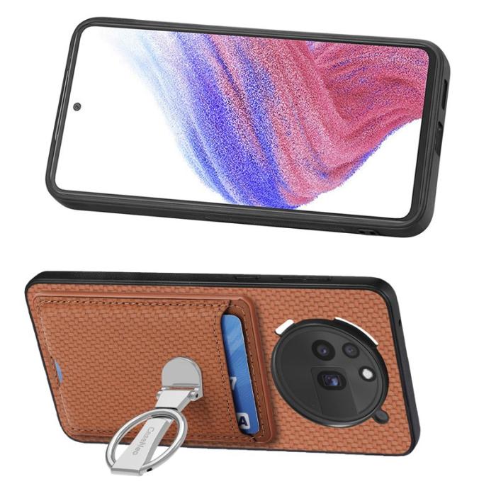 CASENEO - D.G Ming For Nothing Phone (3a) Skal Äkta läder - Brun