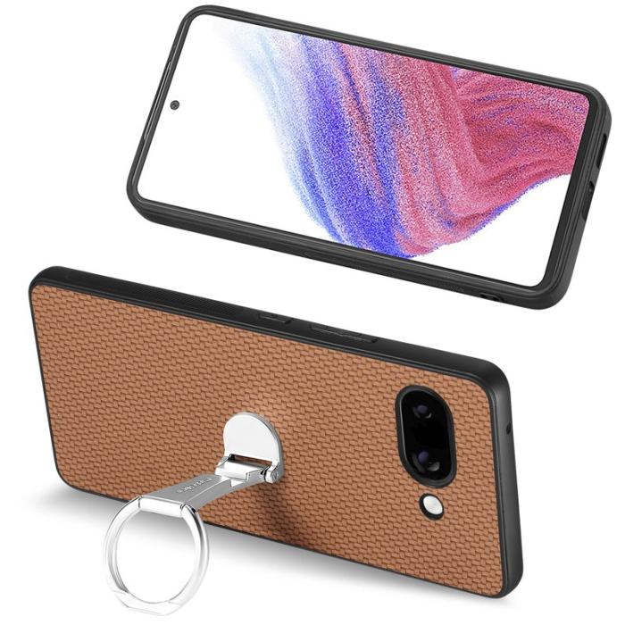 CASENEO - D.G Ming Google Pixel 9a Fodral KonstLäder - Brun