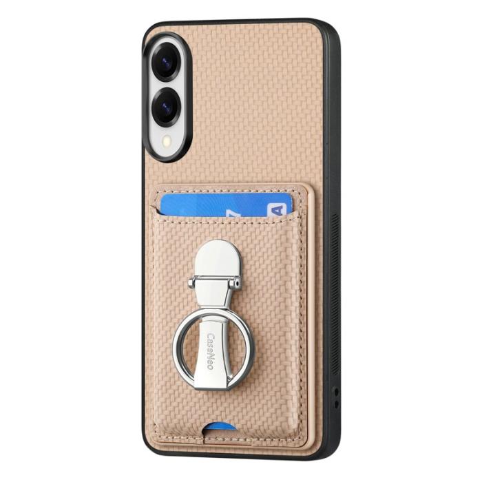 CASENEO - D.G Ming Samsung Galaxy S25 Edge Skal Äkta läder - Beige