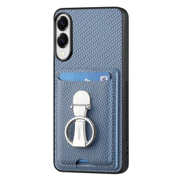 CASENEO - D.G Ming Samsung Galaxy S25 Edge Skal Äkta läder - Blå