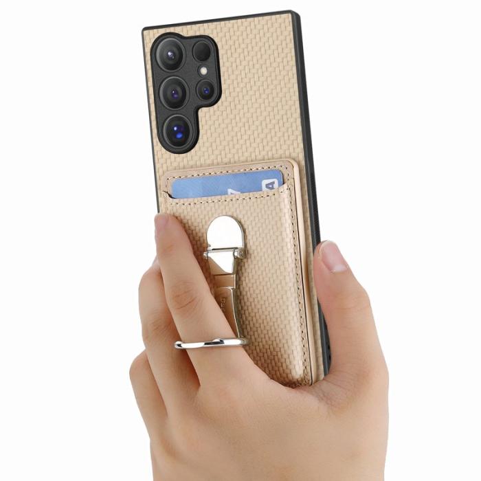 CASENEO - D.G Ming Samsung Galaxy S25 Ultra Skal Äkta läder - Beige