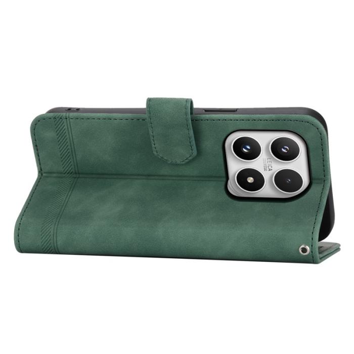 DIERFENG - DIERFENG DF-03 för Xiaomi 17 Fodral Äkta läder - Grön