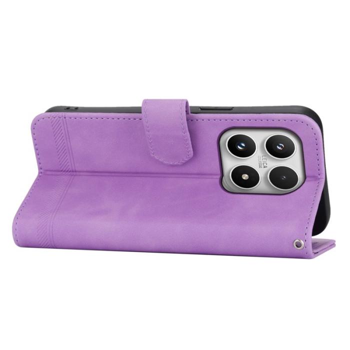 DIERFENG - DIERFENG DF-03 för Xiaomi 17 Fodral Äkta läder - Lila