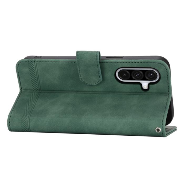 DIERFENG - DIERFENG DF-03 Fodral Äkta läder - Grön för Samsung Galaxy A17 5G