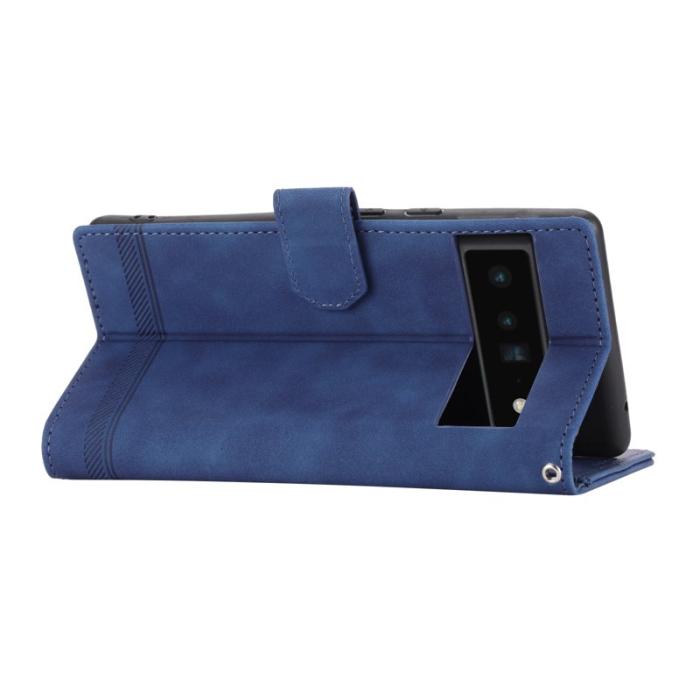 DIERFENG - DIERFENG DF-03 Fodral för Google Pixel 6 Pro 5G - Blå