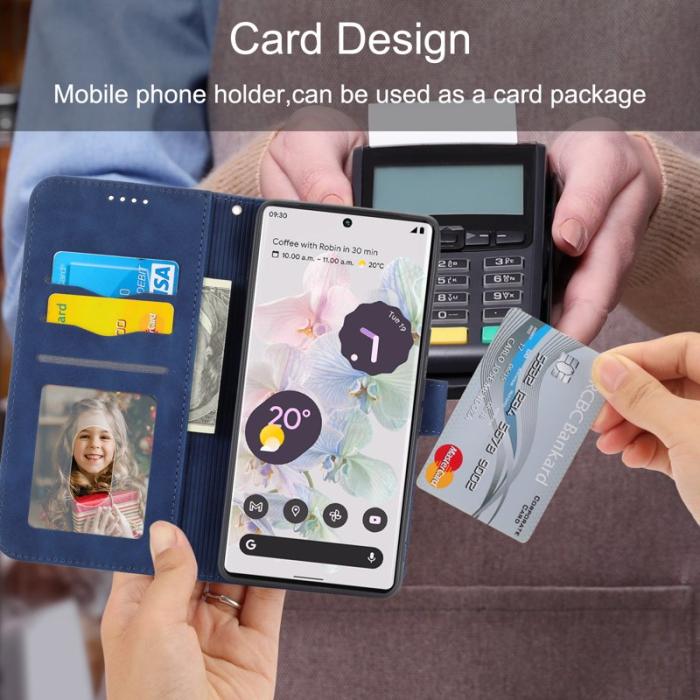 DIERFENG - DIERFENG DF-03 Fodral för Google Pixel 6 Pro 5G - Blå