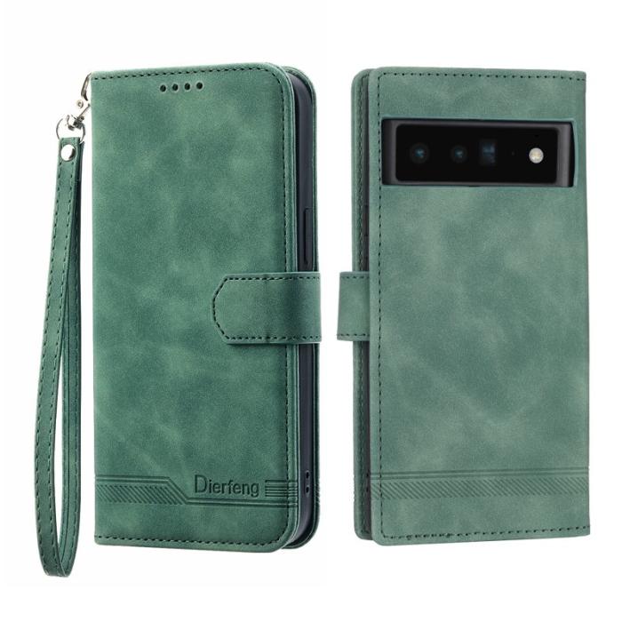 DIERFENG - DIERFENG DF-03 Fodral för Google Pixel 6 Pro 5G - Grön