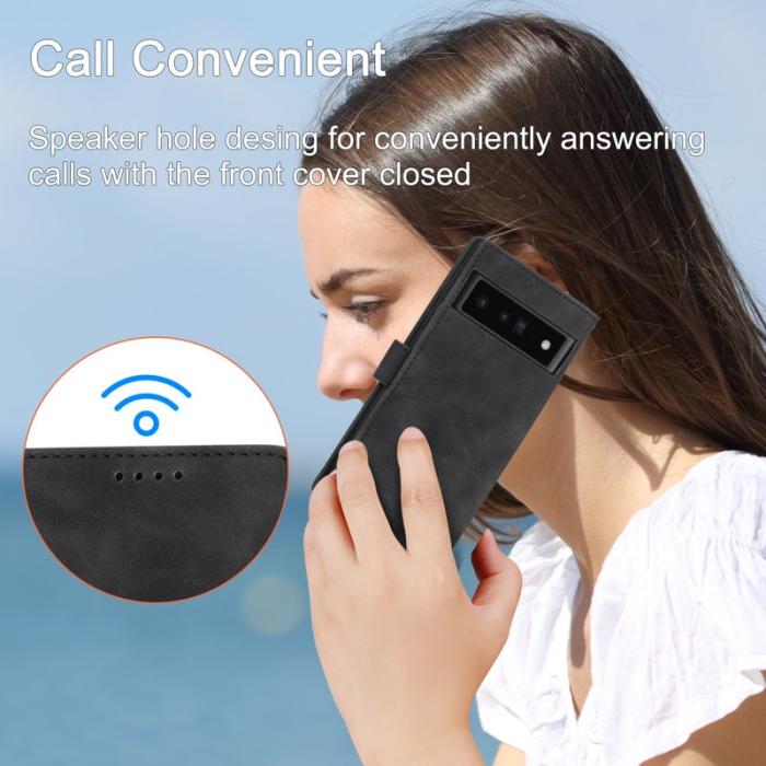 DIERFENG - DIERFENG DF-03 Fodral för Google Pixel 6 Pro 5G - Svart