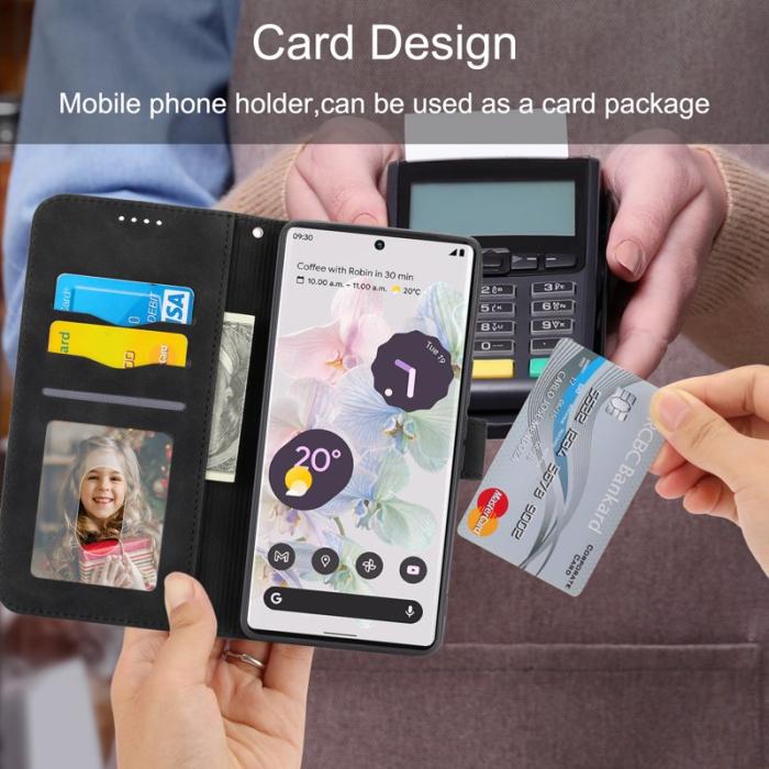 DIERFENG - DIERFENG DF-03 Fodral för Google Pixel 6 Pro 5G - Svart