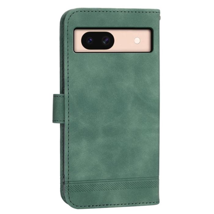 DIERFENG - DIERFENG DF-03 Fodral för Google Pixel 8a PU Läder - Grön