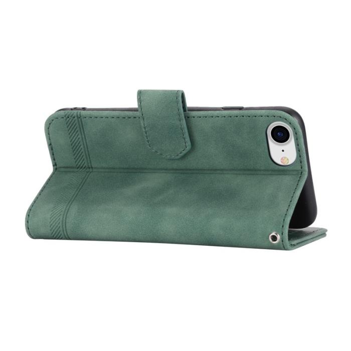 DIERFENG - DIERFENG DF-03 Fodral för iPhone 7/8/SE (2020/2022) - Äkta läder - Grön