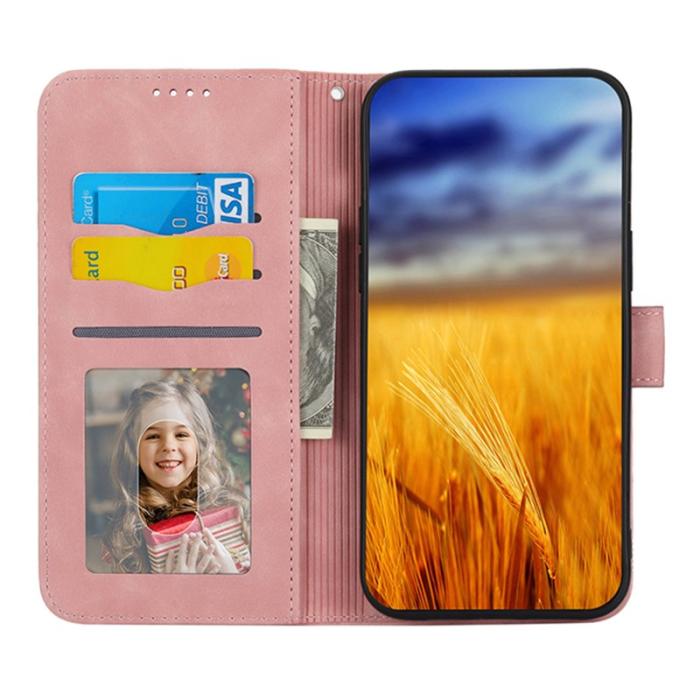 DIERFENG - DIERFENG DF-03 Fodral för iPhone 7/8/SE 2020/2022 - Äkta läder - Rosa