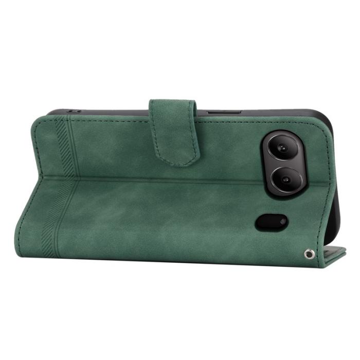 DIERFENG - DIERFENG DF-03 Fodral för OnePlus Nord 4 Äkta läder - Grön
