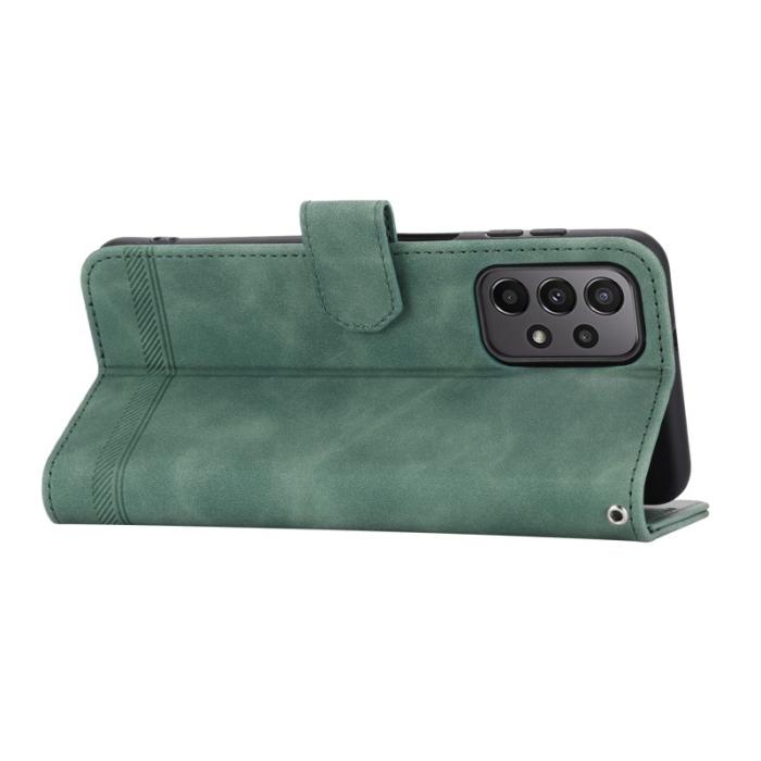 DIERFENG - DIERFENG DF-03 Fodral för Samsung Galaxy A23 5G - Äkta läder - Grön