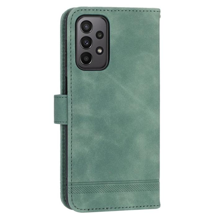 DIERFENG - DIERFENG DF-03 Fodral för Samsung Galaxy A23 5G - Äkta läder - Grön