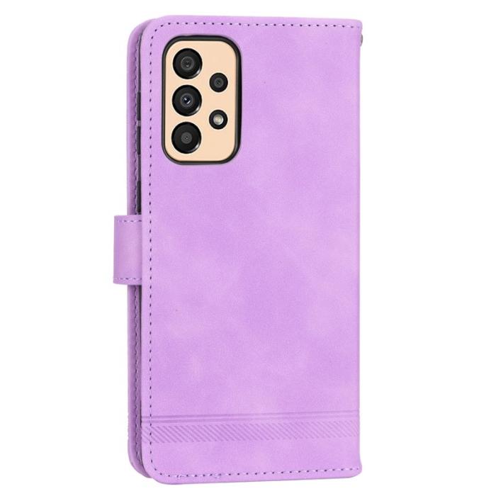DIERFENG - DIERFENG DF-03 Fodral för Samsung Galaxy A33 5G - Lila PU Läder