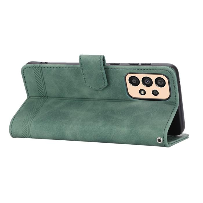 DIERFENG - DIERFENG DF-03 Fodral för Samsung Galaxy A33 5G - PU Läder - Grön