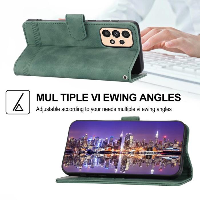 DIERFENG - DIERFENG DF-03 Fodral för Samsung Galaxy A33 5G - PU Läder - Grön