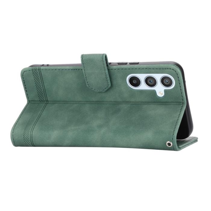 DIERFENG - DIERFENG DF-03 Fodral för Samsung Galaxy A54 5G - Äkta läder - Grön