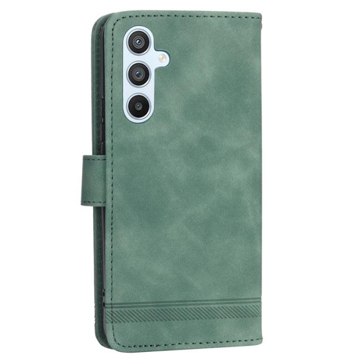 DIERFENG - DIERFENG DF-03 Fodral för Samsung Galaxy A54 5G - Äkta läder - Grön