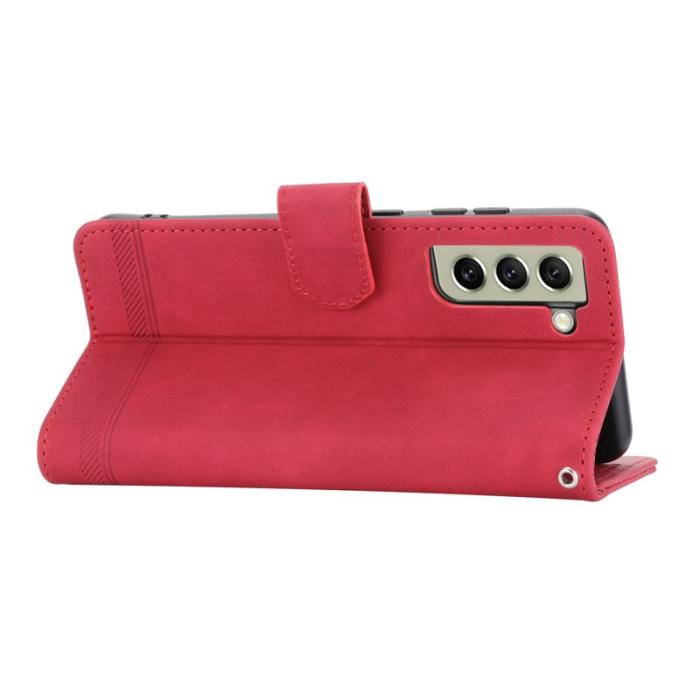 DIERFENG - DIERFENG DF-03 Fodral för Samsung Galaxy S21 FE 5G - Röd