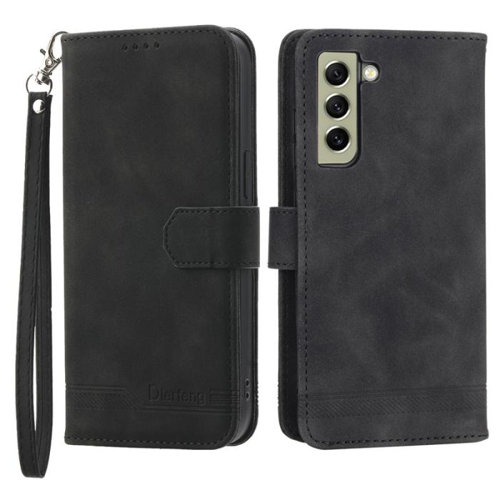 DIERFENG - DIERFENG DF-03 Fodral för Samsung Galaxy S21 FE 5G - Svart