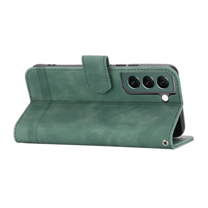 DIERFENG - DIERFENG DF-03 Fodral för Samsung Galaxy S22+ 5G - Grön PU Läder
