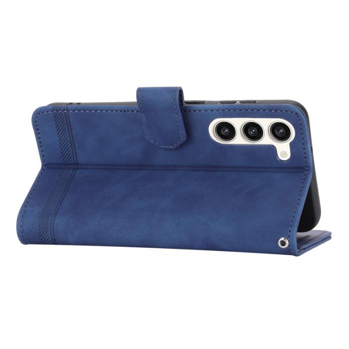 DIERFENG - DIERFENG DF-03 Fodral för Samsung Galaxy S23+ - Konstläder - Blå