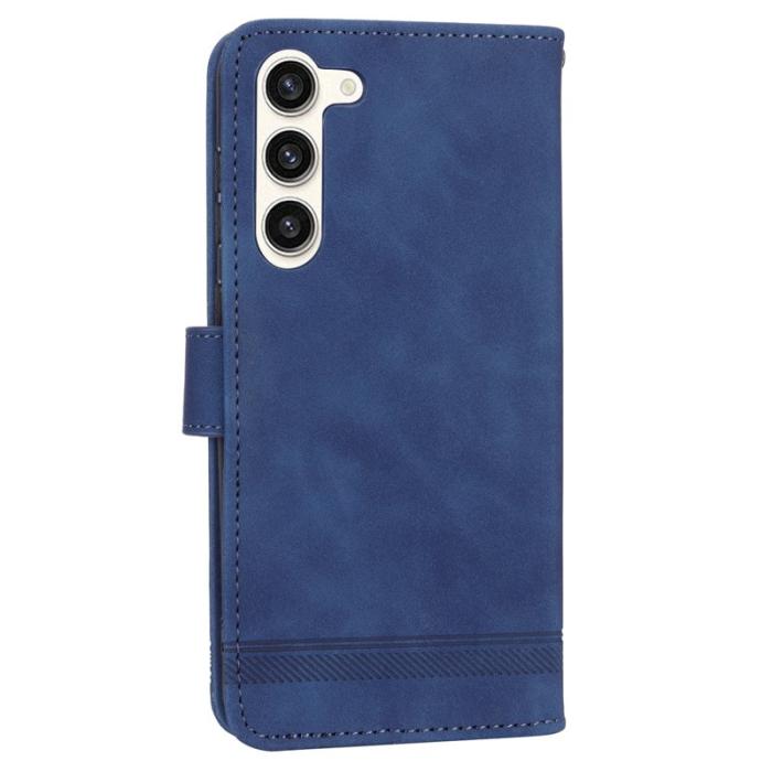 DIERFENG - DIERFENG DF-03 Fodral för Samsung Galaxy S23+ - Konstläder - Blå