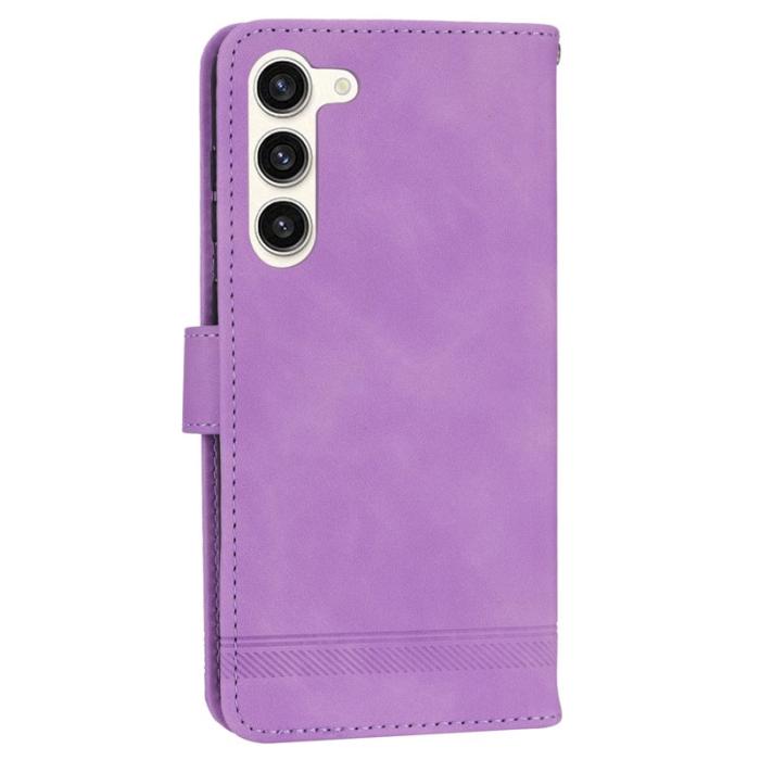 DIERFENG - DIERFENG DF-03 Fodral för Samsung Galaxy S23+ - Konstläder - Lila