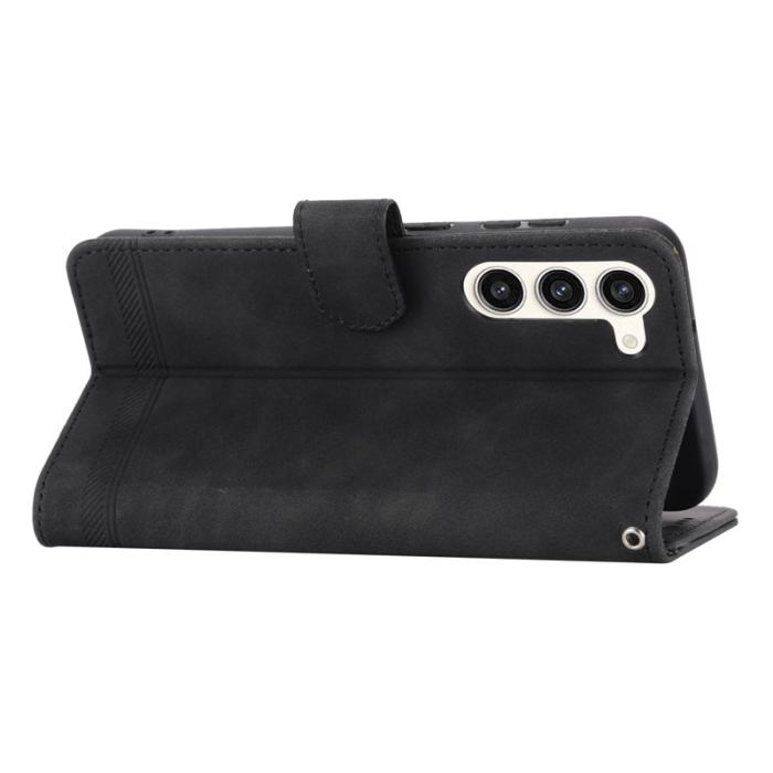 DIERFENG - DIERFENG DF-03 Fodral för Samsung Galaxy S23+ - Konstläder - Svart