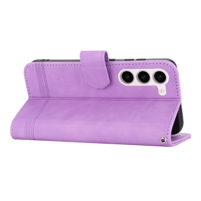 DIERFENG - DIERFENG DF-03 Fodral för Samsung Galaxy S23 - PU Läder - Lila