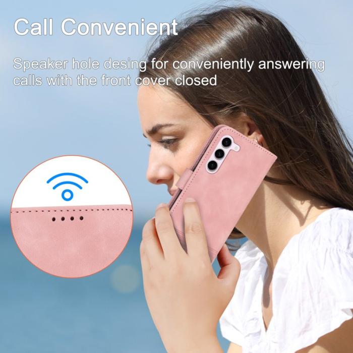 DIERFENG - DIERFENG DF-03 Fodral för Samsung Galaxy S23 - PU Läder - Rosa