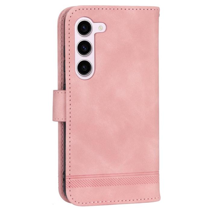 DIERFENG - DIERFENG DF-03 Fodral för Samsung Galaxy S23 - PU Läder - Rosa