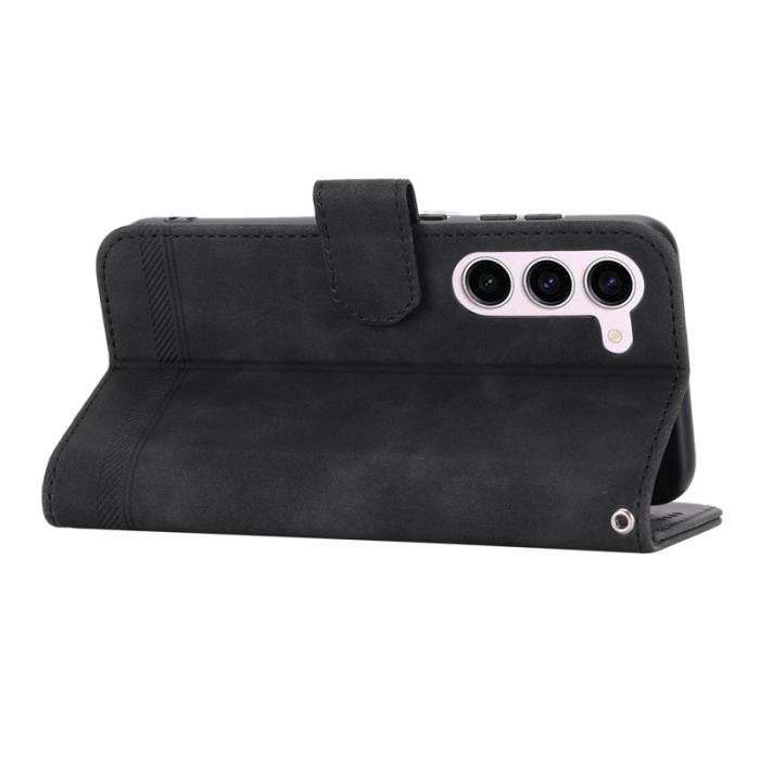 DIERFENG - DIERFENG DF-03 Fodral för Samsung Galaxy S23 - PU Läder - Svart