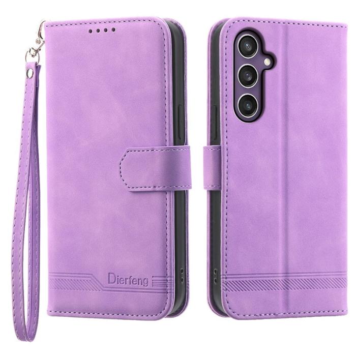 DIERFENG - DIERFENG DF-03 Fodral för Samsung Galaxy S24 - Imprinted - Lila